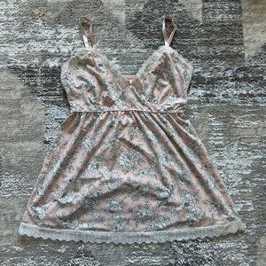 Marilyn Monroe Womens M Babydoll Lingerie Camisole Cami Stretchy Lace Lounge